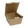 Pactiv Evergreen EarthChoice Tamper Evident OneBox Paper Boxes, 3-1/4”H x 4-1/2”W x 4-1/2”D, Case Of 200 Boxes
