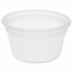 Pactiv Evergreen Newspring DELItainer Microwavable Container, 12 oz, 4.6 x 4.6 x 2.5, Clear, Plastic, 480/Carton