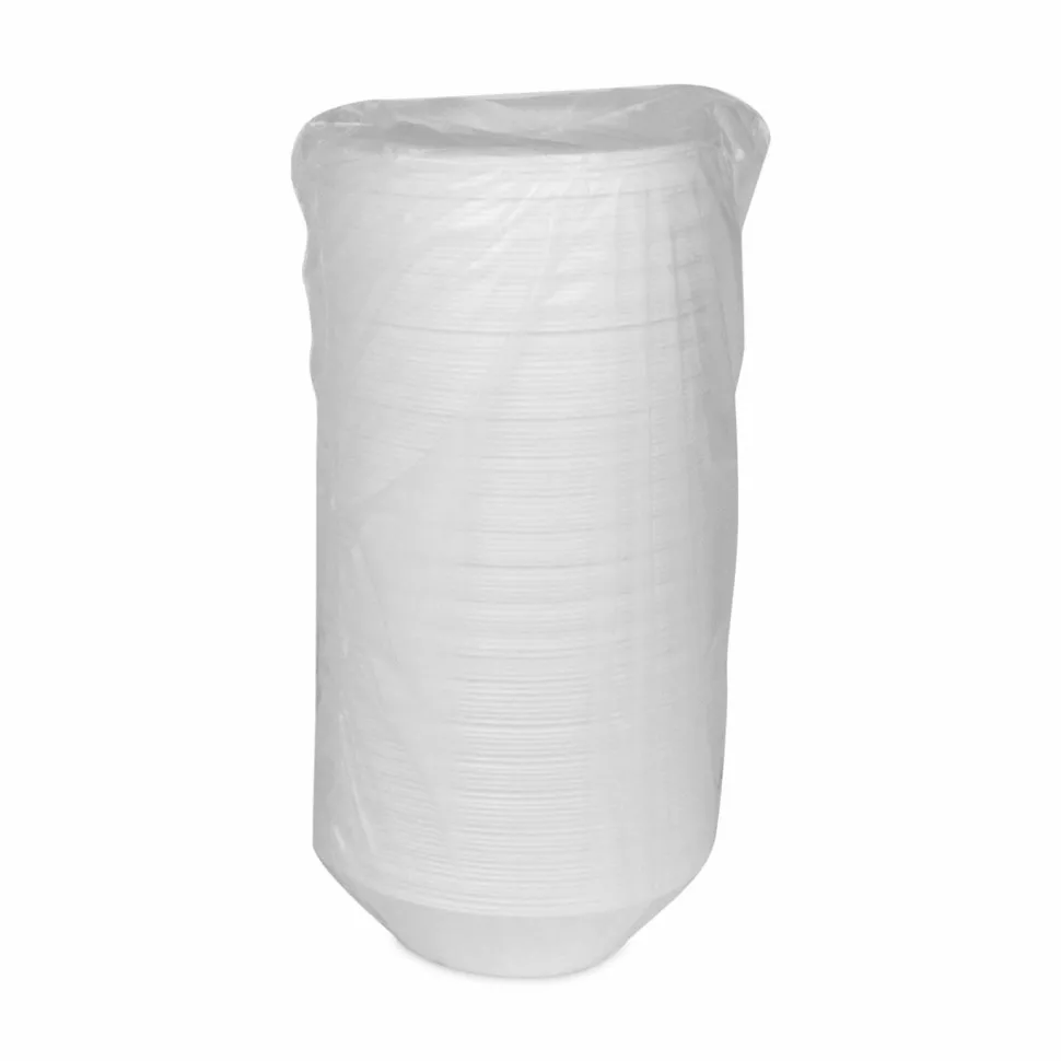 Pactiv Evergreen Placesetter Satin Non-Laminated Foam Dinnerware, Bowl, 12 oz, White, 1,000/Carton