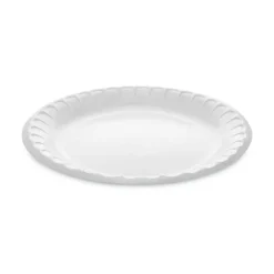 Pactiv Evergreen Placesetter Deluxe Laminated Foam Dinnerware, Plate, 8-15/16