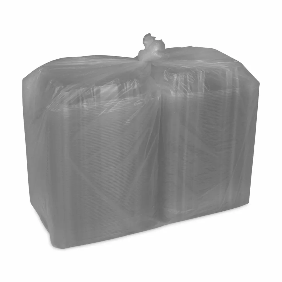 Pactiv Evergreen SENSATION SmartLock Hinged Lid Containers, 3-1/8”H x 9-1/4”W x 8-7/8”D, Clear, Carton Of 200 Containers