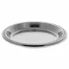 Pactiv Evergreen Meadoware Impact Plastic Dinnerware, Plate, 10.25" dia, Black, 500/Carton