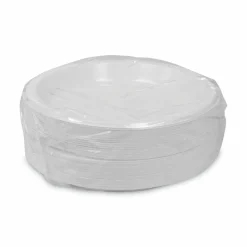 Pactiv Evergreen Meadoware Impact Plastic Dinnerware Plates, 10-1/4", White, Pack Of 500 Plates