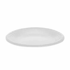 Pactiv Evergreen Placesetter Satin Non-Laminated Foam Dinnerware, Plate, 6" dia, White, 1,000/Carton