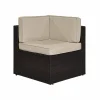 Palm Harbor Outdoor Wicker Corner Chair