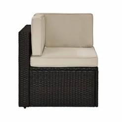 Palm Harbor Outdoor Wicker Corner Chair