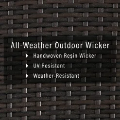 Palm Harbor Outdoor Wicker Corner Chair