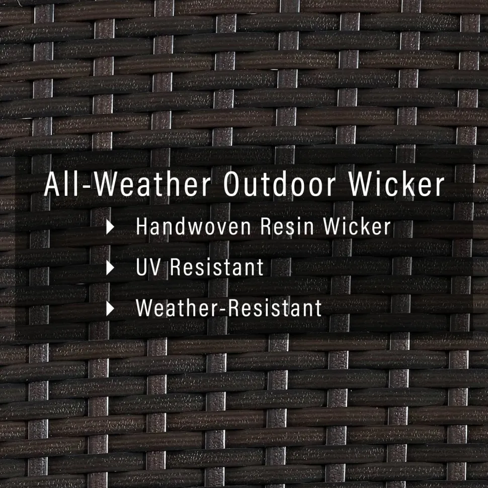 Palm Harbor Outdoor Wicker Corner Chair