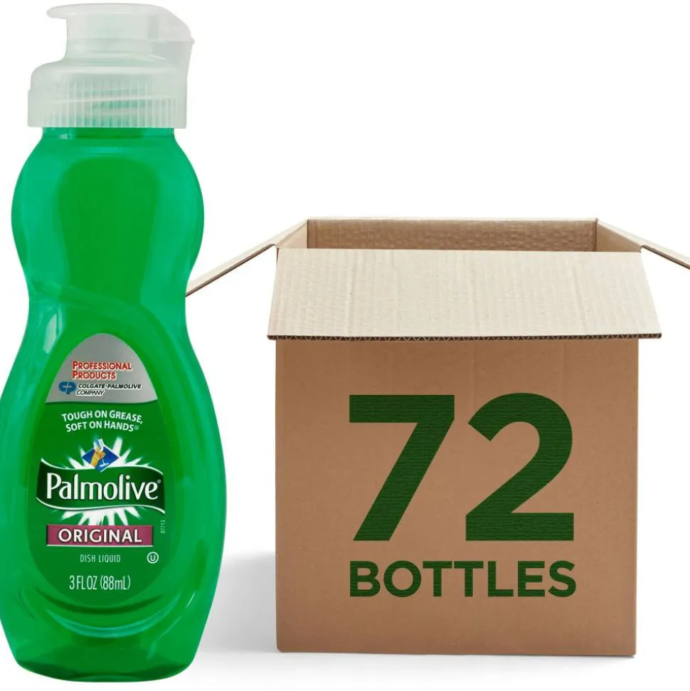 Palmolive Original Dishwashing Liquid, 3 Oz, Case Of 72 Bottles