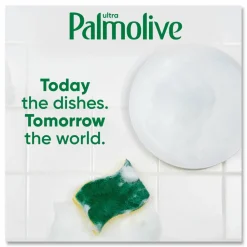 Palmolive Pure + Clear Dishwashing Liquid, Spring Fresh Scent, 32.5 oz Bottle, 9/Carton