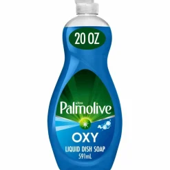 Palmolive Ultra Dish Soap Oxy Degreaser Concentrate, 20 Oz, Blue, Carton Of 9