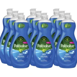 Palmolive Ultra Dish Soap Oxy Degreaser Concentrate, 20 Oz, Blue, Carton Of 9
