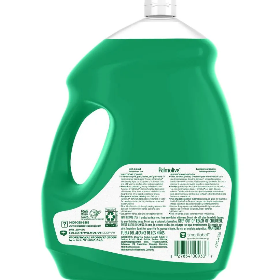Palmolive Ultra Strength Liquid Dish Soap, 145 Oz, Green, Pack Of 4 Bottles