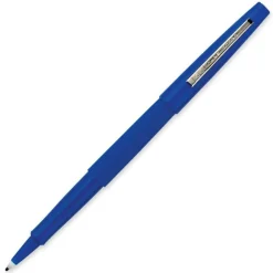 Paper Mate Flair Porous-Point Pens, Medium Point, 0.7 mm, Blue Barrel, Blue Ink, Pack Of 12