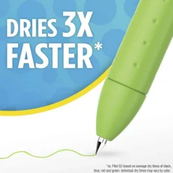 Paper Mate InkJoy Gel Pens, Medium Point, 0.7 mm, Blue Barrel, Blue Ink, Pack Of 12