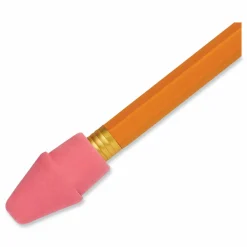 Paper Mate Pencil Cap Erasers, Pink, Pack Of 144