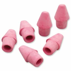 Paper Mate Pencil Cap Erasers, Pink, Pack Of 144