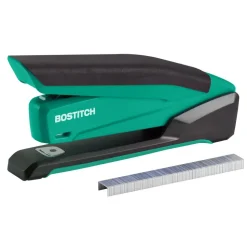 PaperPro InPower Spring-Powered Desktop Stapler With Antimicrobial Protection, 20 Sheets Capacity, Assorted Colors