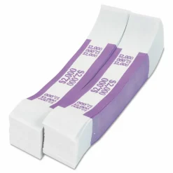 PAP-R Currency Straps, Violet, $2,000, Pack Of 1,000
