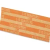 PAP-R Flat Coin Wrappers - Total $10 in 40 Coins of 25¢ Denomination - Heavy Duty - Paper - Kraft, 1000/Pack