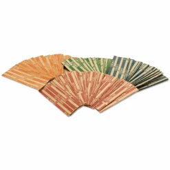 PAP-R Flat Coin Wrappers - Total $0.50 in 50 Coins of 1¢ Denomination - Heavy Duty - Paper - Red, 1000/Pack