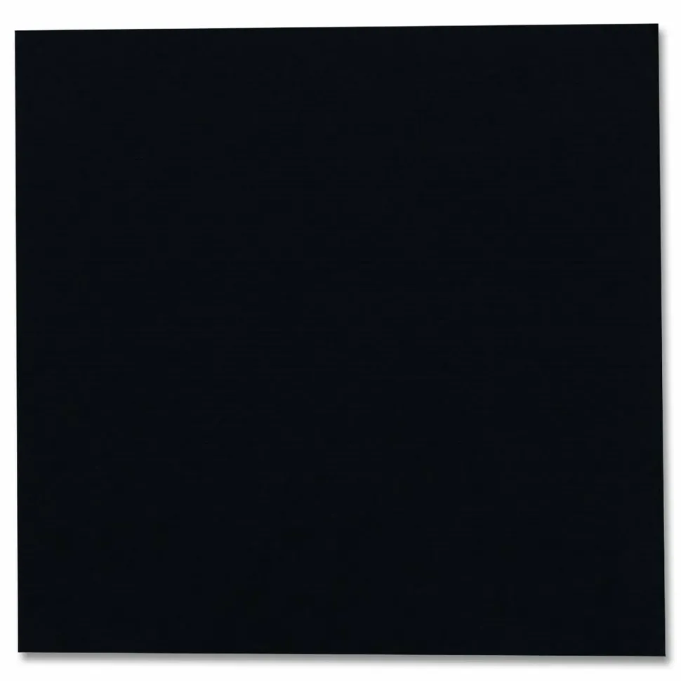 Paterson Beverage Napkins, 2-Ply, 9 x 9, Black, 1,000/Carton