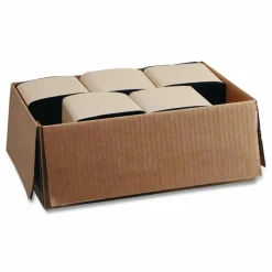 Paterson Beverage Napkins, 2-Ply, 9 x 9, Black, 1,000/Carton