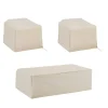 3Pc Furniture Cover Set