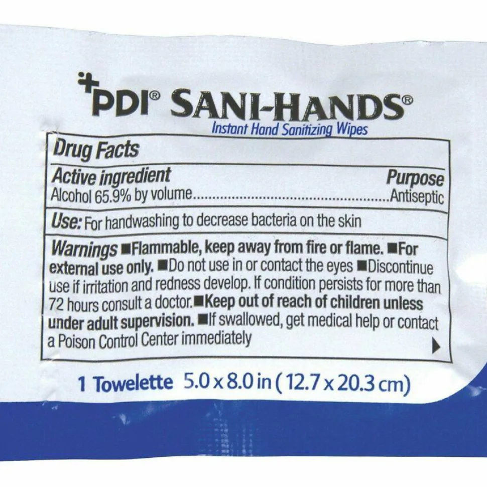 PDI Sani-Hands Instant Hand Sanitizing Wipes