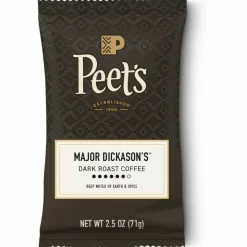 Peet's Coffee & Tea Coffee Portion Packs, Major Dickason's Blend, Dark Roast, 2.5 oz, 18 Portion Packs