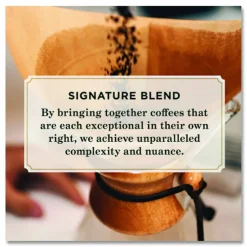 Peet's Coffee & Tea Coffee Portion Packs, House Blend, Decaf, Dark Roast, Pack Makes 8 Cups, 18 Packs/Box