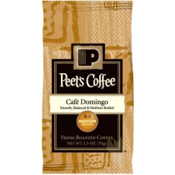Peet's Coffee & Tea Coffee Portion Packs, Café Domingo Blend, Medium Roast, Frack Pack Makes 8 Cups, 18 Cups/Box
