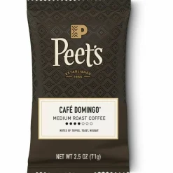 Peet's Coffee & Tea Coffee Portion Packs, Café Domingo Blend, Medium Roast, Frack Pack Makes 8 Cups, 18 Cups/Box