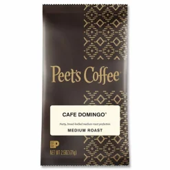 Peet's Coffee & Tea Coffee Portion Packs, Café Domingo Blend, Medium Roast, Frack Pack Makes 8 Cups, 18 Cups/Box