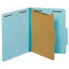 Pendaflex Classification Folders, Letter Size, Blue, Box Of 10