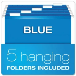 Pendaflex Desktop File With Hanging Folders, Letter Size, 6