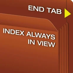 Pendaflex Fiber Stock Heavy-Duty Expanding Pocket Folders, 5 1/4