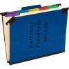 Pendaflex Hanging-Style Personnel File Folder, 2" Expansion, 9-1/2" x 11-3/4", Letter Size, Blue