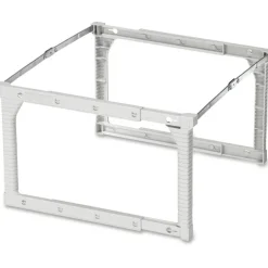Pendaflex Plastic Snap-Together Hanging Folder Frame, Legal/Letter Size, 18" to 27" Long, White/Silver Accents