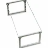 Pendaflex Plastic Snap-Together Hanging Folder Frame, Legal/Letter Size, 18" to 27" Long, White/Silver Accents, 4/Box
