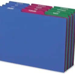 Pendaflex Poly File Guide Sets - Printed Tab(s) - Month - January-December - 8.5