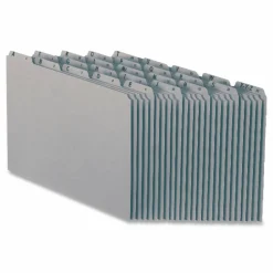 Pendaflex Pressboard Alphabetic File Guides, Letter Size, Gray