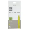 Pen-Style Highlighters, 100% Recycled Plastic Barrel, Fluorescent Yellow, Pack Of 12