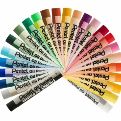 Pentel Arts Oil Pastels, 25-Color Set