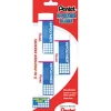 Pentel Hi-Polymer Erasers, White, Pack Of 4