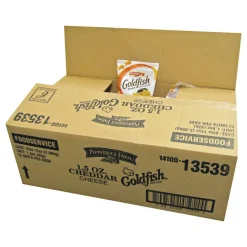 Pepperidge Farm Goldfish Baked Crackers, Cheddar, 1.5 Oz, Carton Of 72
