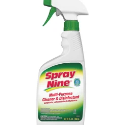 Permatex Heavy-Duty Cleaner/Degreaser w/Disinfectant - Spray - 22 fl oz (0.7 quart)Bottle - 6 / Bundle - Clear