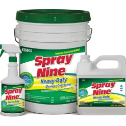 Permatex Heavy-Duty Cleaner/Degreaser w/Disinfectant - Spray - 22 fl oz (0.7 quart)Bottle - 6 / Bundle - Clear