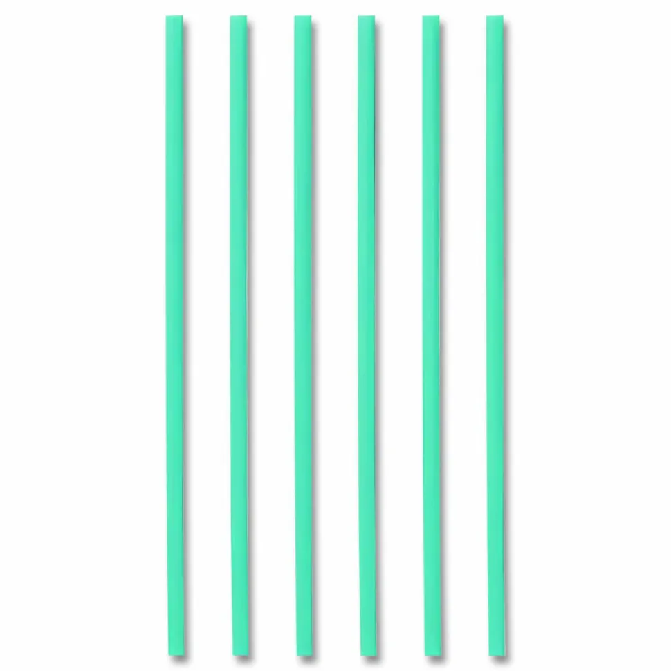 phade Marine Straws, 10.25", PHA, Ocean Blue Color, Wrapped, 250/Box, 8 Boxes/Carton