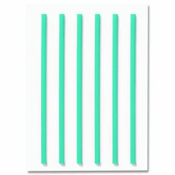 phade Marine Straws, 8.5", PHA, Ocean Blue, Wrapped, 300/BX, 4 Boxes/Carton